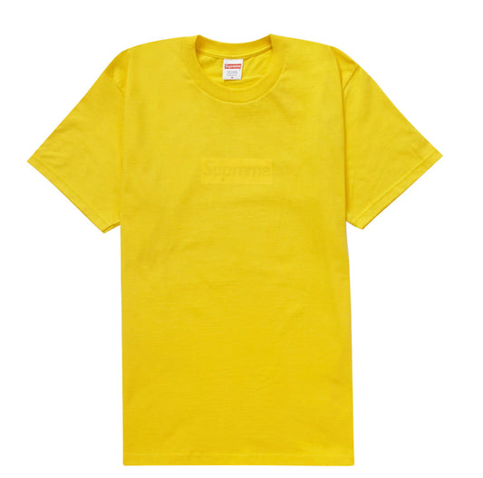 Supreme Tonal Box Logo Tee (Yellow)