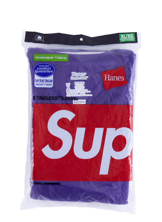 Supreme Hanes Tagless Tees (Purple)