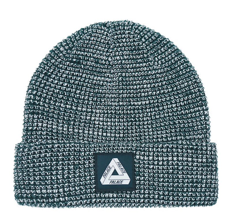 Palace Tri-Ferg Patch Beanie (Green)